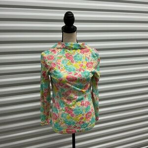 W by Worth Floral Long Sleeve Top | Multicolor | Size 8